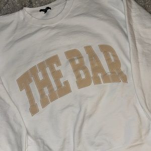 The Bar varsity sweatshirt
